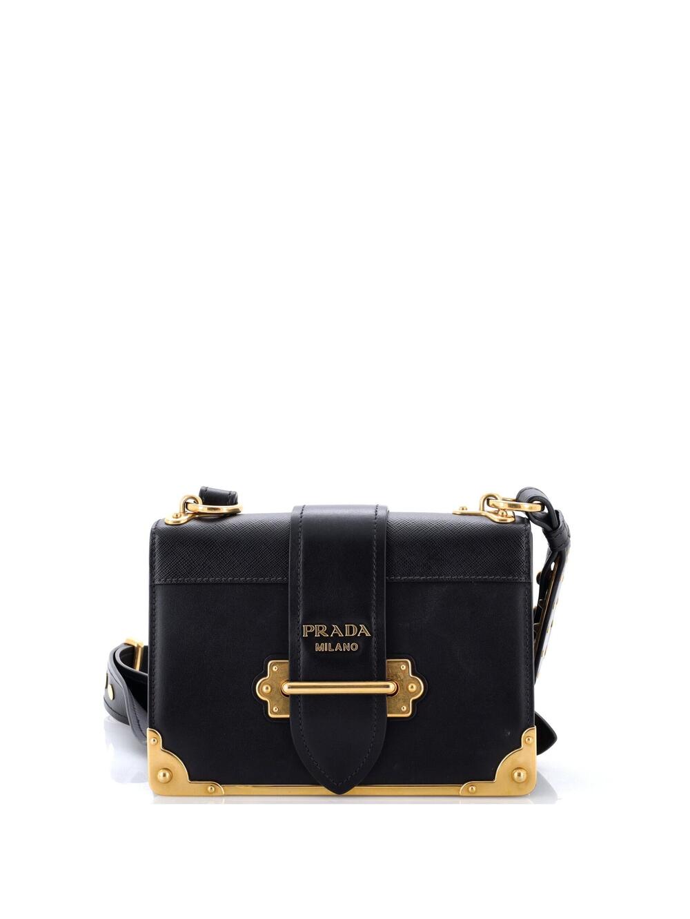 Prada Cahier Crossbody Bag Leather And #374847P16B